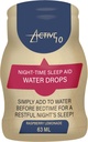 Night Time Sleep Aid gocce d'acqua, migliorare e calmare per notti riposanti - Succo di ciliegia, ingredienti naturali - 2.13 Fl Oz