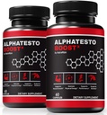 (2 Pack) Alpha Testo Boost X per gli uomini, Alpha Test Ufficiale Boost X Pills, All-Natural Male Formula per supportare la funzione muscolare e la stamina, Nutrizione giornaliera per ogni giorno Performance Review (120 capsule)