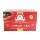 Baumann Premium American Ginseng Tea Bags (20 sacchetti di tè) - Autentico Panax Wisconsin Cresciuto Panax Ginseng Herbal Tea - tè verde sano con Ginsenosides antiossidante per maggiore concentrazione & energia