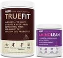 RSP NUTRITION Vegan AminoLean Pre Workout Energy (Acai 25 Serve) con TrueFit Protein Powder (Chocolate 2 LB)