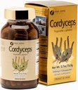 FINE JAPAN Cordyceps Mushroom Capsule - Premium Cordyceps Militaris e Sinensis Extract for Optimal Health Benefits, 100% Cordyceps autentico in capsule Easy-to-Swallow