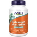 NOW Integratori alimentari, Potassio più Iodio, Supporti Equilibrio Elettrolito*, Supporto tiroide*, 180 compresse