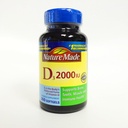 Natura Made D3 2000 IU, 260 Softgels