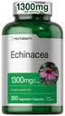 Horbäach Echinacea Extract Capsule 1300mg | 300 Count | Vegan, Non OGM, Gluten Free Supplement