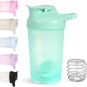 D.Y.A 16oz Shaker Bottiglia, Leak Proof Sports Shaker per Protein Shakes, Pre Workout & Travel, BPA Free, Green, 16oz/500ml