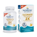 Nordic Naturals Ultimate Omega 2X, Limone Flavor - 90 Gel Morbidi - 2150 mg Omega- High-Potency Omega-3 Fish Oil con EPA & DHA - promuove la salute del cervello e del cuore - Non-GMO - 45 Serve