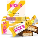 Nick’s Chocolate Caramel Protein Bars – 12-Count Box | High Protein, Calorie basse, Carbi bassi, Keto Friendly, Non Aggiunto Zucchero