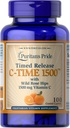 Puritan Pride Vitamin C 1500 mg con Caplets Rose HIPS, 100 Conte