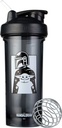 BlenderBottle Star Wars Shaker Bottiglia Serie Pro Perfetto per Protein Shakes e Pre Workout, 28 once, Mandalorian & Child