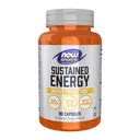 NOW Foods Sports, produzione di energia sostenibile* Allertezza mentale* Rilascio prolungato Caffeina con B Vitamine 90 capsule di veg