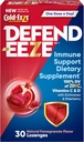 Sostegno Immune Lozenges Integratore Alimentare, 100% Valore Giornaliero di Zinco, Vitamine C & D per Dose, con Echinacea & Elderberry, Sapore di Melograno, 30 Lozenges
