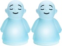 Set di 2 Mindfulness Meditation Anxiety & Stress Relief Tool, Elementi rilassanti per bambini adulti, Aggiornato 2 in 1 Touch Respirazione luce notturna