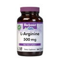 Bluebonnet Nutrition L-Arginina 500mg, Aminoacido Free-Form, Precursore di Ossido Nitrico*, Senza Soia, Senza Glutine, Non OGM, Certificato di Kosher, Vegan, 100 capsule vegetali, 100 Serve, Bianco
