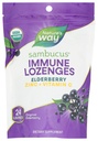 Senso di natura Sambucus Immune Lozenges, Zinc + Vitamina C, Black Elderberry Extract, USDA Certified Organic, Original Berry Flavored, 24 Lozenges (Packaging May Vary)