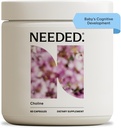 Ne ho bisogno. Choline Prenatale per lo sviluppo cognitivo - Supplemento Choline Aids Baby Brain Development - Supporta Gravidanza sana & Metabolismo - Terze Parti Testata - 60 Capsule