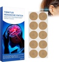 Patch di acufene, 10 pz auricolare per acufene, Patch di dolore dell'orecchio, Weaken dell'udito, Patch di tessuto non tessuto di prurito (10PCS)