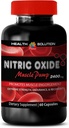 Pompa del muscolo pre allenamento - Nitric Oxide 2400mg Pompa del muscolo, estrema resistenza - Integratori dell'ossido nitrico Naturale, Nitric Oxide Pills per gli uomini, Nitric Oxide Booster per gli uomini, Ossido nitrico, 1B 60 capsule