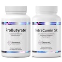 Tesseract Medical Research ProButyrate Gut Health Supplement, Butyric Acid Complex & TetraCumin SR Joint Support Supplement, rilascio prolungato