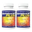 Lipozene MetaboUP Plus - 2 bottiglie da 60 Ct - Perdita di peso termogenico - Pillole di Booster di energia