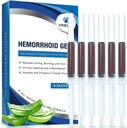 Trattamento emorroidi Suppository per Fissure Discomfort: Gel di Sacrario Emorroidale Natura - Calzatura rapida che guarisce il prurito che brucia il dolore (Aloe, Confezione di 6)