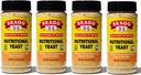 Bragg Nutritional Yeast Seasoning – Vegan, Gluten Free Cheese Flakes – Buona Sorgente di Proteine & Vitamine – Nutrito Savory Parmesan Cheese Sostituto – Non OGM Verified, 4.5 Ounce, 4-Pack