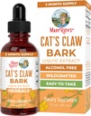 MaryRuth Organics Cat's Claw Herbal Liquid Drops | 2 mesi di fornitura | Gatti non aromatizzati Claw Tincture | Uncaria tomentosa | Progetto non OGM verificato | Vegan | Gluten Free | Sugar Free | 1 Fl Oz