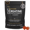 Creatina Monoidrato Gummies per uomini e donne - Zucchero Free & Vegan Advanced Formula W/L-Taurine + Vitamina B12 - per la forza muscolare, Muscle Builder, Recupero, Energy Boost, Pre-allenamento supplemento