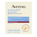 Aveeno Fragrance-Free Trattamento del bagno lenitivo & Soak per il sollievo dallenitivo, 100% naturale farina di avena colloidale, allevia prurito, pelle irritata a causa di Eczema, 8 Confezioni da bagno mono-Use