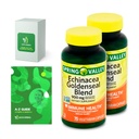 Integratore alimentare Echinacea Goldenseal Blend, 900 mg, 75 Ct Bundle con Vitamine Esclusive e Minerali A a Z - Better Ligth&Spring Guide@ (3 Articoli)