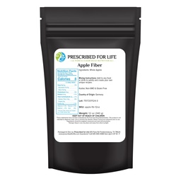 Prescritto per la vita mela fibra polvere, naturale mela pectina fibra supplemento per la salute digestiva, vegano, non OGM, senza glutine (12oz / 340g)