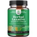 Capsule lassativi a base di erbe con Probiotici – Lassativi naturali per la costipazione con Senna Leaf, Psyllium, Aloe Vera – Pulitura del colon per le donne e gli uomini - Detox per Gut Health & Weight Management – 60 Ct