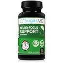 Supporto Neuro-Focus di SugarMD - Integratori per la salute del cervello per la memoria - Formula Focus e Clarity di Bacopa, Ginkgo, & Bioperine per il supporto cognitivo - Non OGM e senza glutine - 60 capsule
