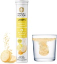 Manuka Doctor Joint Support Supplemento giornaliero con Manuka Honey, Vitamina C, Rame e Manganese per promuovere la salute comune, Limone Flavor, 20 compresse effervescenti