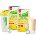 Agitazione per la perdita di peso - Protein Powder - Starter Kit (Alroma di vaniglia di mandorle, 2 canne di 17.6 oz + Shaker Bottiglia + Scoop)