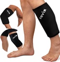 REVIX XL Shin Splints Ice manica, Calf Ice Packs per lesioni riutilizzabili, ginocchio, braccio & e gomito, manicotto a compressione gamba inferiore Cold Pack allevia danni e recupero di corsa, copertura a 360°