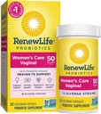 Rinnovare la vita Femminile capsule probiotici, 50 miliardi di CFU Garantiti, Supporta pH Balance, Vaginale, Urinario, Digestivo e Immune Salute(2), L. Rhamnosus GG, Dairy, Soia e Gluten-Free, 30 Conte