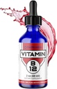 FWS Liquid B12 Gocce Vitamina B12 Supplemento 5000 mcg Sublingual Methylcobalamin Organic Non-GMO Vegan ad alto assorbimento Methyl B12 Supporti di dosaggio regolabili