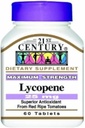 LYCOPENE, massima resistenza, 25 mg, TRIPLE VALUE PACK (3X 60 TABLEs) di 21st Century Health Care