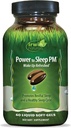 Irwin Naturals Power to Sleep PM - 60 Liquid Soft-Gels - con Melatonin, GABA, Ashwagandha, Valerian Root & L-theanine - 30 Serve