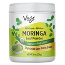 Polvere di Moringa, il verde reale congelare Dried Moringa Foglie organiche, ricchi antiossidanti, aminoacidi e nutrienti Dense - Native Single Origin, Premium Harvest Moringa Oleifera Leaf Powder, 8 oz