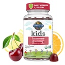 Giardino della vita Bambini Supporto immunitario Gummies con vitamina C, D come D3 & Zinco per 3 in-1 Immunità quotidiana dei bambini – Organico, Non OGM, Senza glutine, Vegetariano, Zucchero Libero, Aroma di ciliegia, Alimentazione di 30 giorni