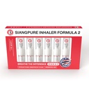 Siang Pure Aromatherapy Nasal Inhaler - Cooling Menthol, Peppermint e Olio Eucalyptus - Allergia, Congestione & Sinus Relief (6 Pack)