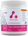 ATP LAB Total Radiance Collagen - Peach Mango Flavor, 360g - Peptidi di collagene Polvere per le donne - Integratore di proteine di collagene idrolizzato con biotina