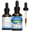 Cura calmante per gatti - Vet-Formulated Behavioral Support - Feline Stress Support, Emotional Wellness - Ashwagandha & Holy Basil Adaptogen - Holistic Cat Supplement 2 oz (59ml)