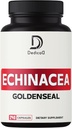 1000mg Echinacea Goldenseal Capsules- 240 Conti di 4 Mesi di Alimentazione - Supporto Immune System, Benessere e Salute Overal