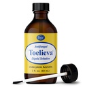 Prodotti Baar - Toelieva Antifungal Liquid Solution - 25% acido undecylenic, olio di oliva biologico, estratto di semi di pompelmo - Forza massima - combatte Fungus Under & Around Toenails - 2 oz