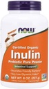 NOW Inulin Prebiotic Fos, 8-Ounces (Pacchetto di 2)