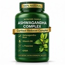 Ashwagandha Complex 800mg con GABA, L-teanina & B6 – Supporto adaptogenico per calma, messa a fuoco & umore – 60 capsule – Più forte di 600mg - Non-GMO, Senza glutine