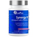 CanPrev Synergy B Complex con L-Theanine 60 Capsule 30-Day Supply - Promuove il rilassamento mentale, migliora l'energia, la chiarezza cognitiva e il corpo di supporto & Mind - Vegan, Non OGM e senza glutine