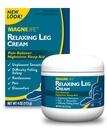 Crema di gambe rilassante MagniLife, Gambe irrequiete, Penetrazione profonda Topical per il dolore, Naturale Soothe Cramping, Discomfort e Tossing con Lavanda e Magnesio - 4oz